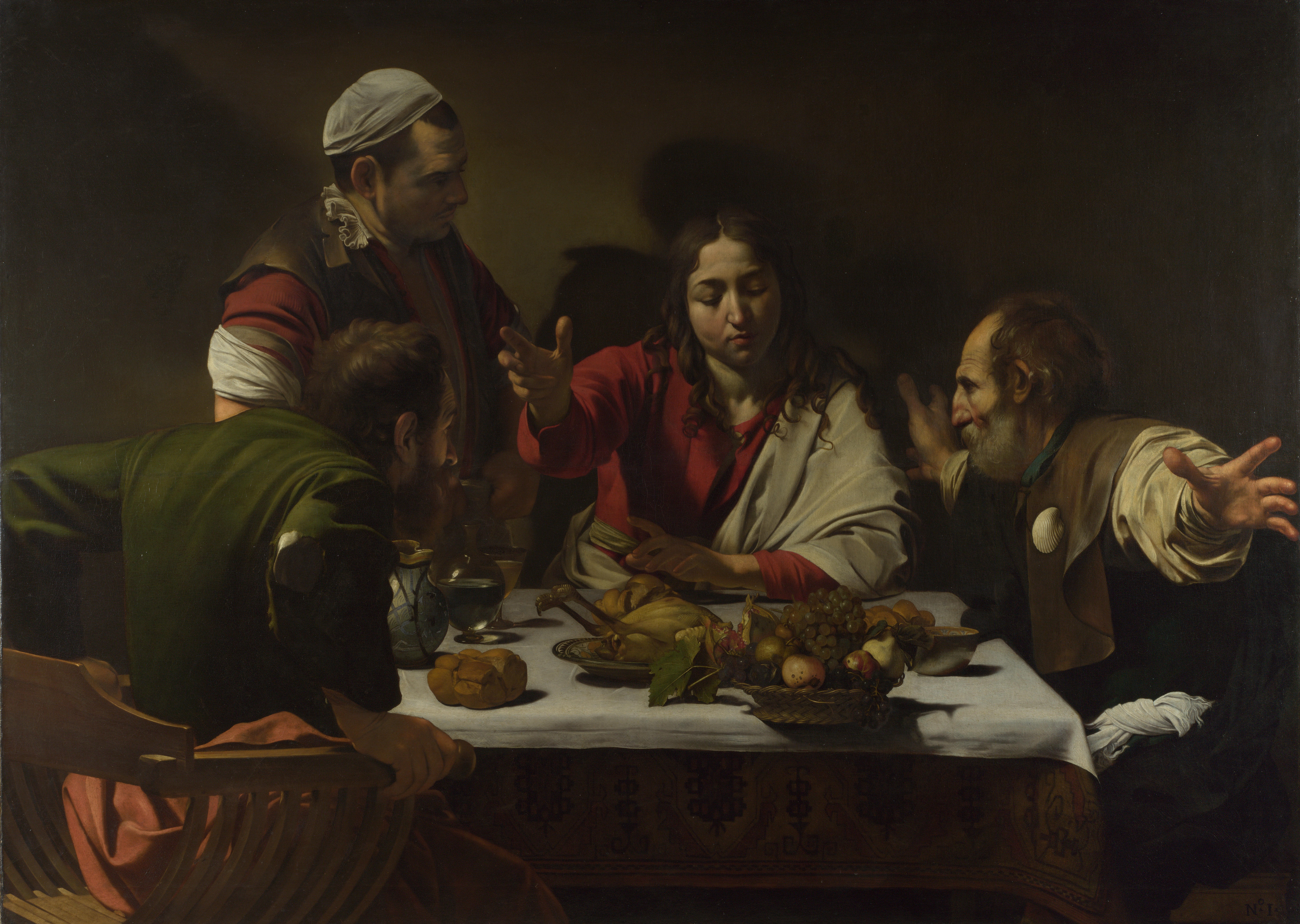 Caravaggio - Emmause õhtusöök